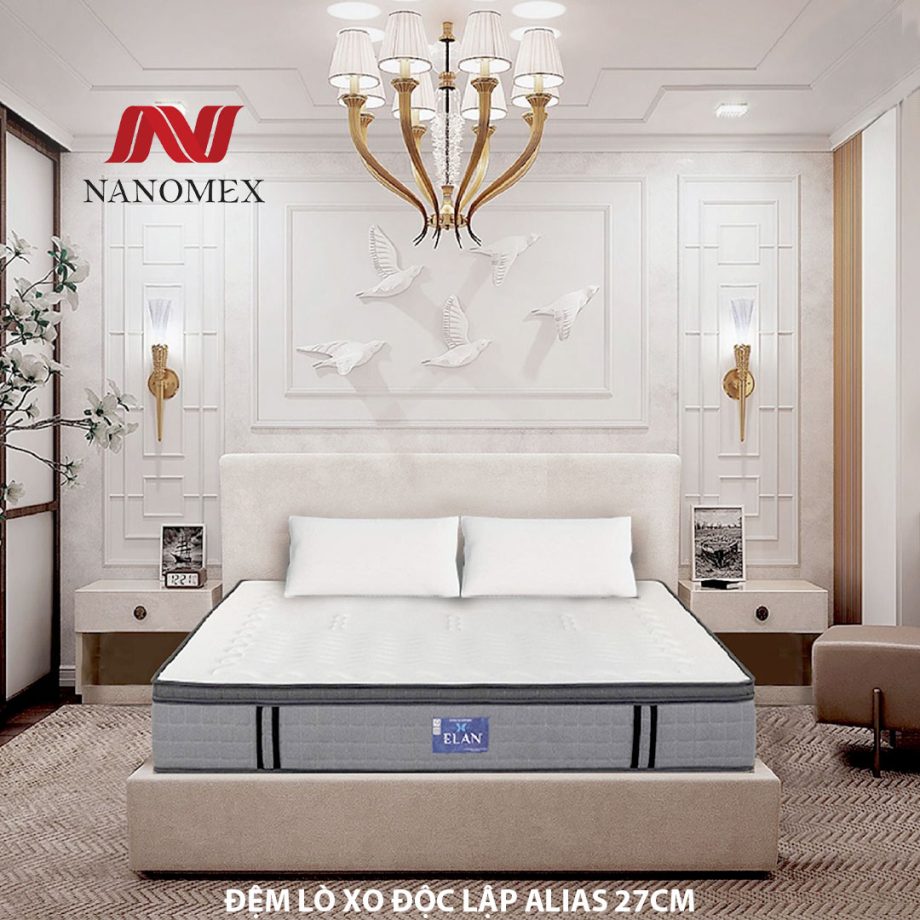 Đệm lò xo độc lập Alias 27cm- Nệm khách sạn 5 sao cao cấp