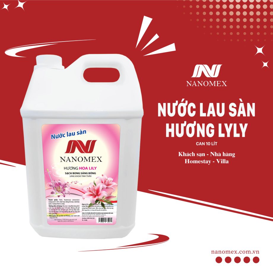 nước lau sàn nhà thơm công nghiệp bệnh viện đuổi muỗi dành cho nhà hàng khách sạn can lớn 10 lít 5 lít 5l