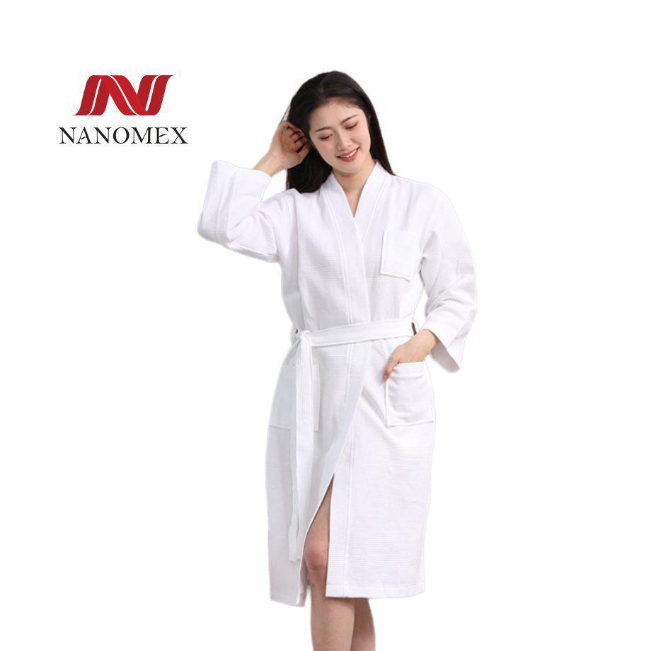 Áo choàng tắm khách sạn người lớn cotton tổ ong giá rẻ