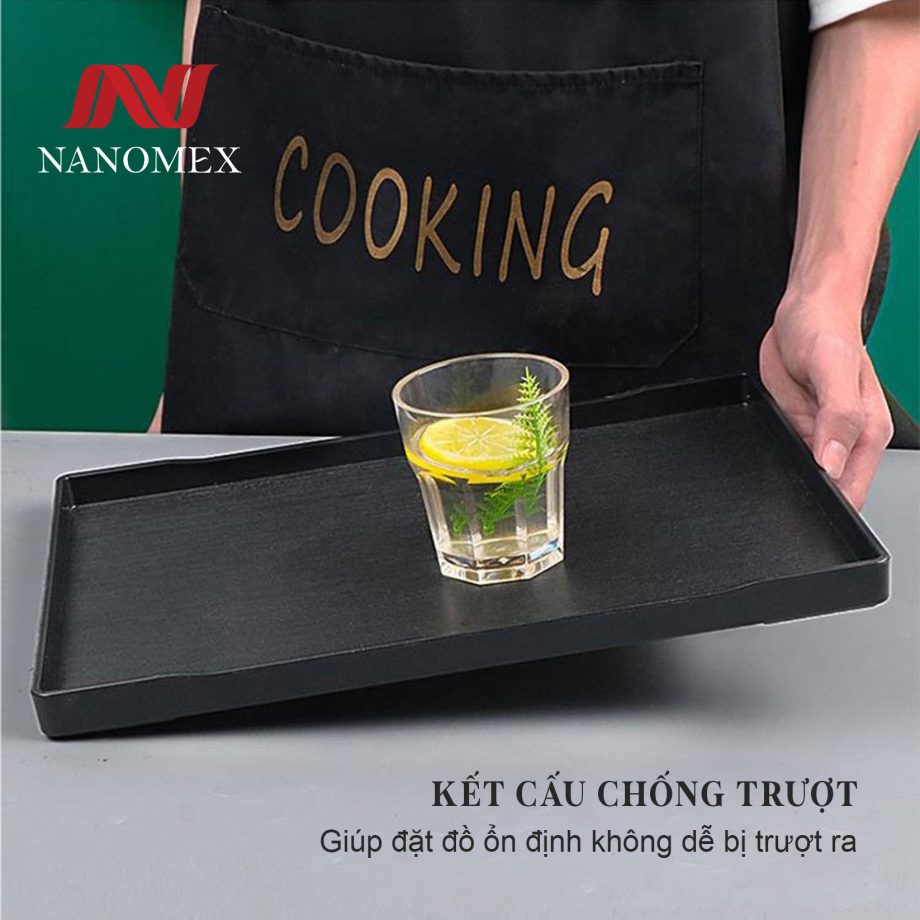 Khay nhựa chữ nhật khay amenities đựng đồ dùng khách sạn