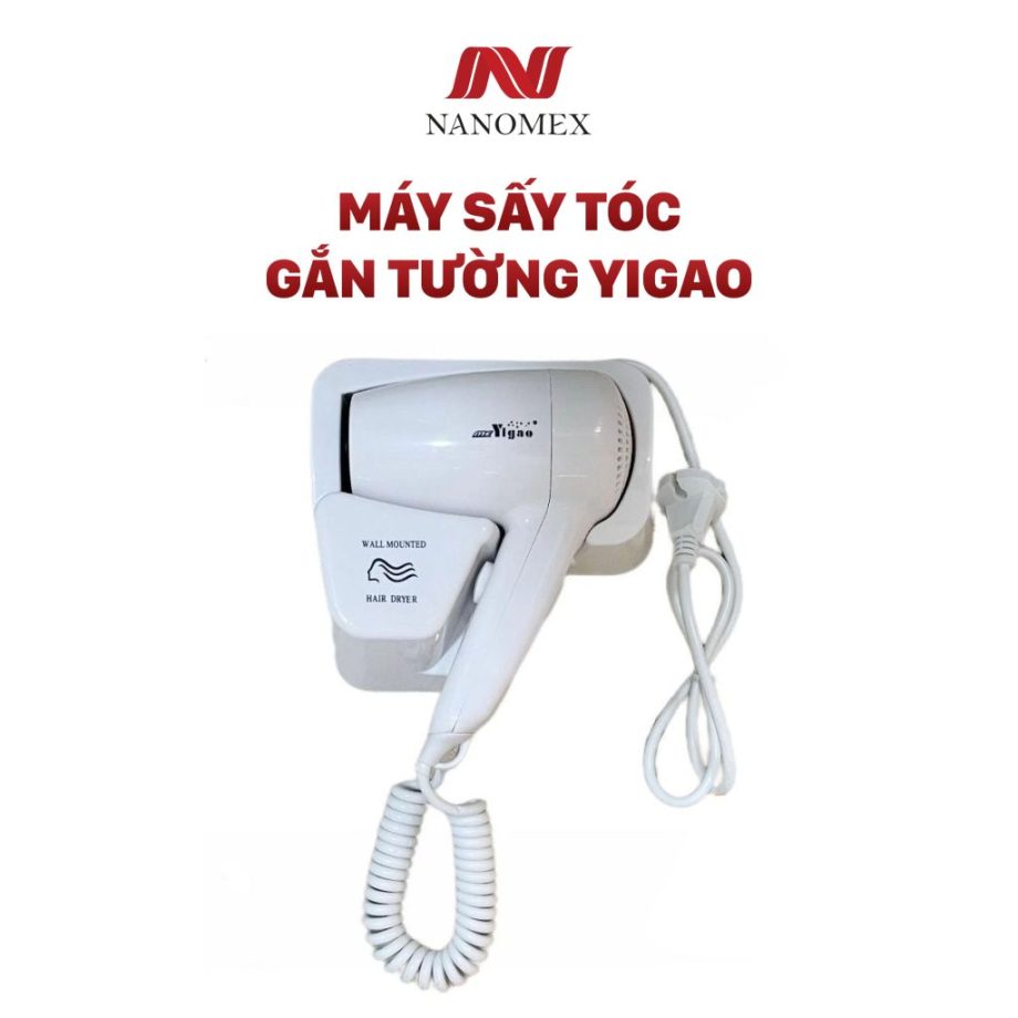 Máy sấy tóc khách sạn gắn tường treo tường Yigao