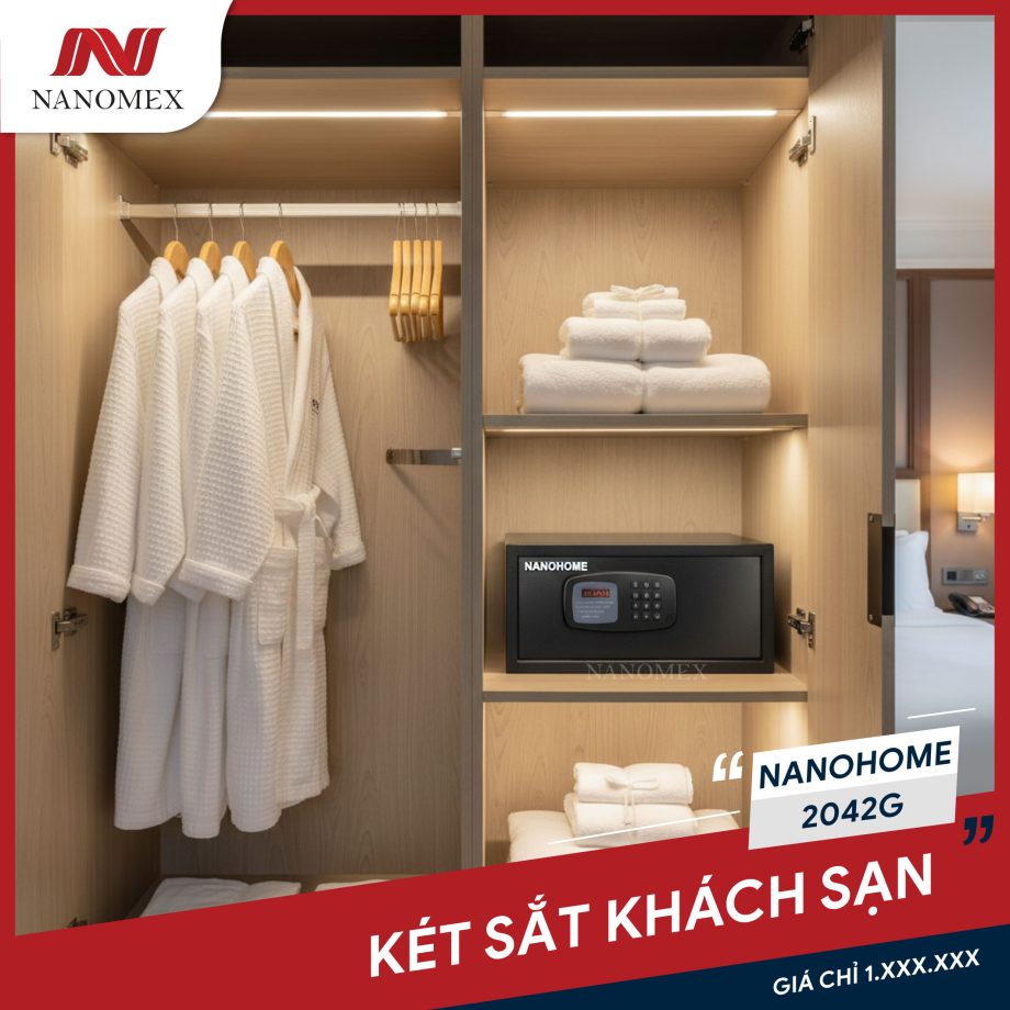 Két sắt mini khách sạn NanoHome