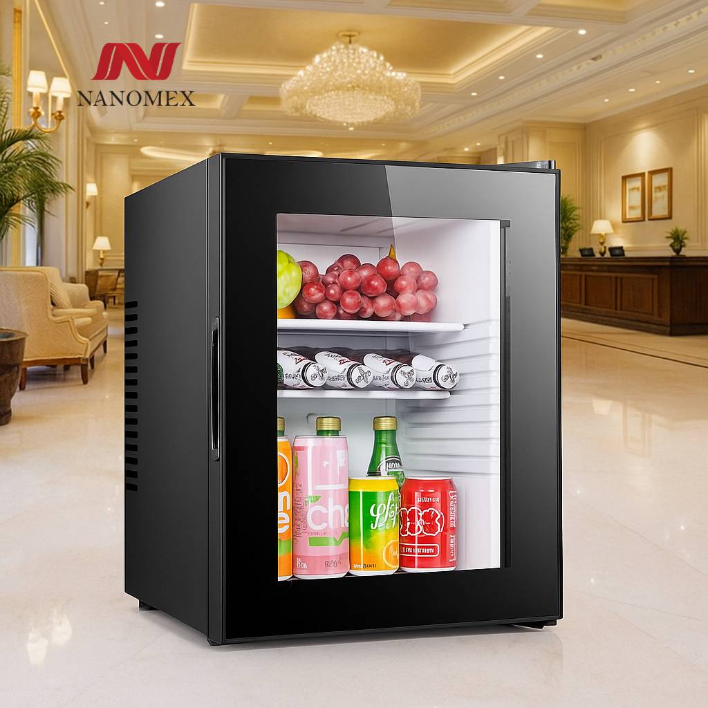 Minibar Tủ lạnh mini khách sạn giá rẻ Homesun BCG 40B cánh kính
