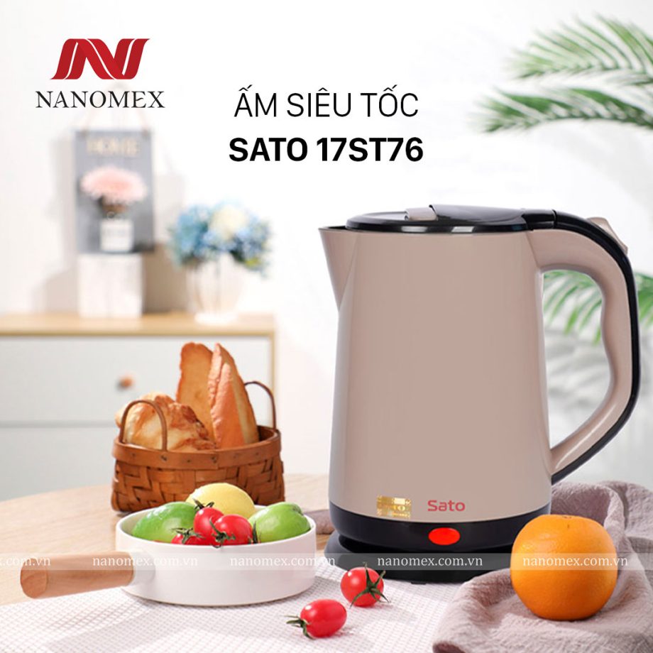 ấm siêu tốc khách sạn sato 17ST72 (X)