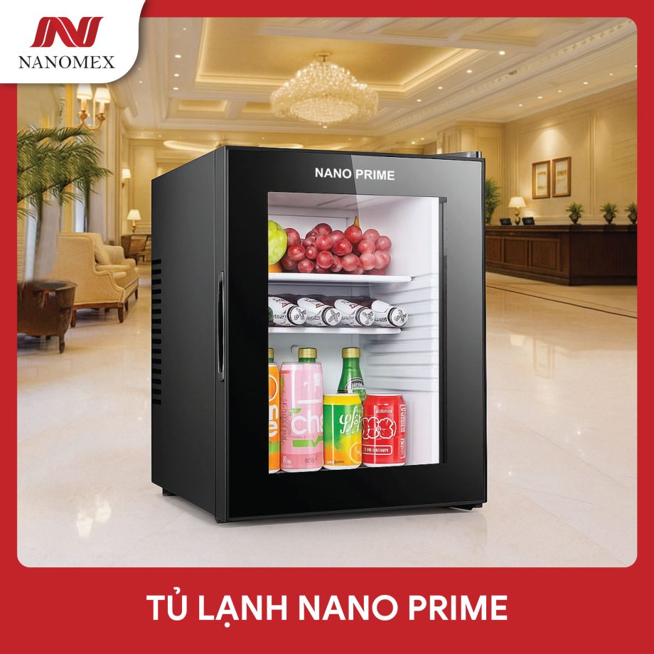 Minibar Tủ lạnh mini khách sạn giá rẻ Homesun BCG 40B cánh kính